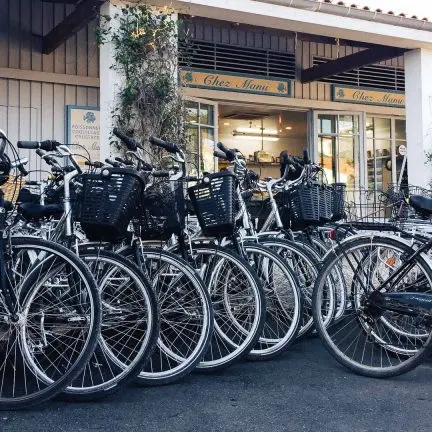 Bikes for rent at Cyclo Loix