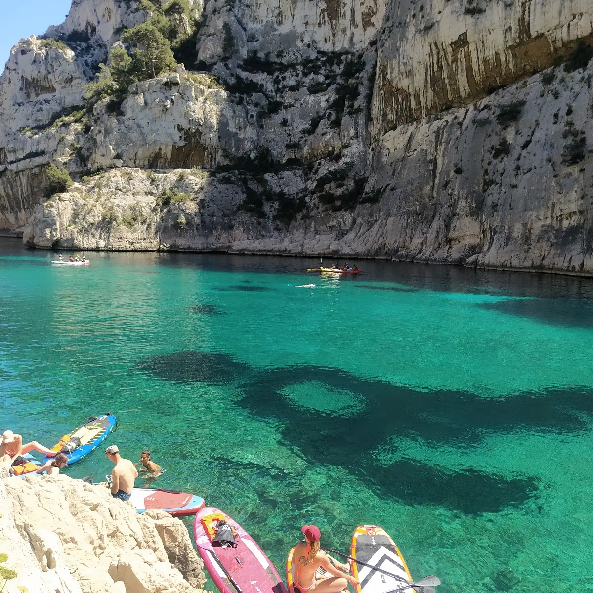 Randonnée en stand-up paddle au départ de Cassis