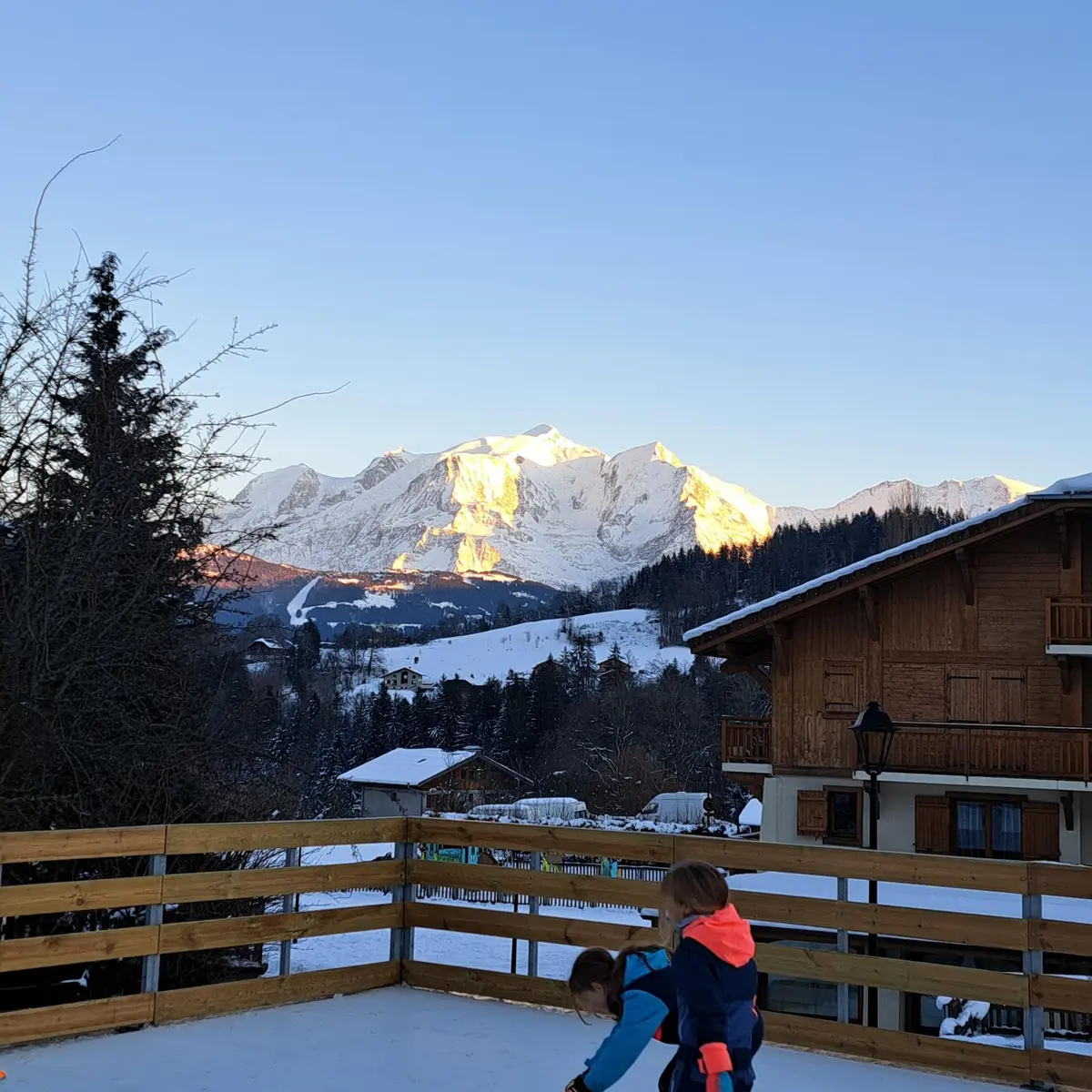 Child playing eisstock