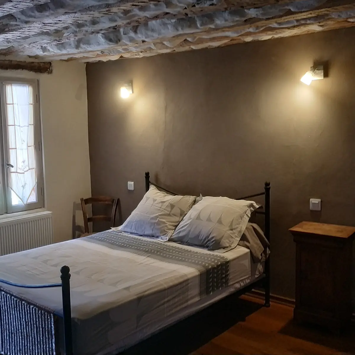 Chambre lit double