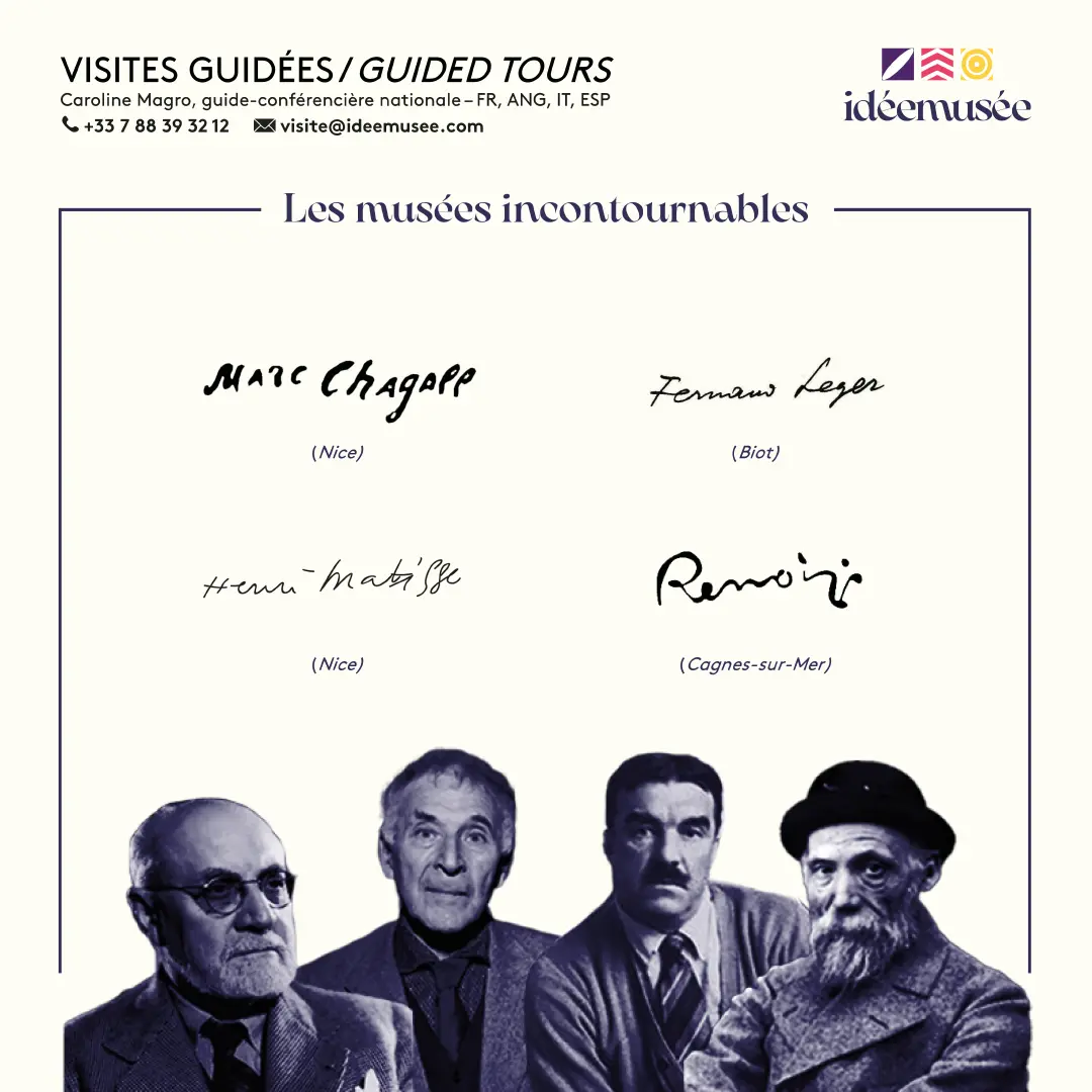 Catalogue visites guidées idéemusée : incontournables