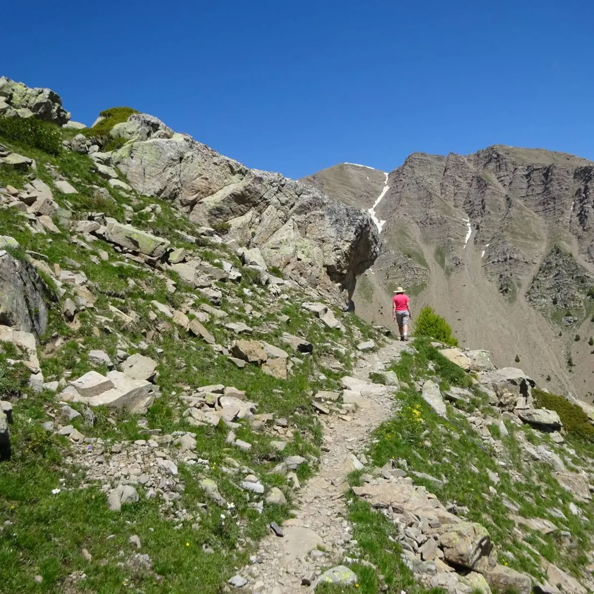 La montée vers le Mont Guillaume