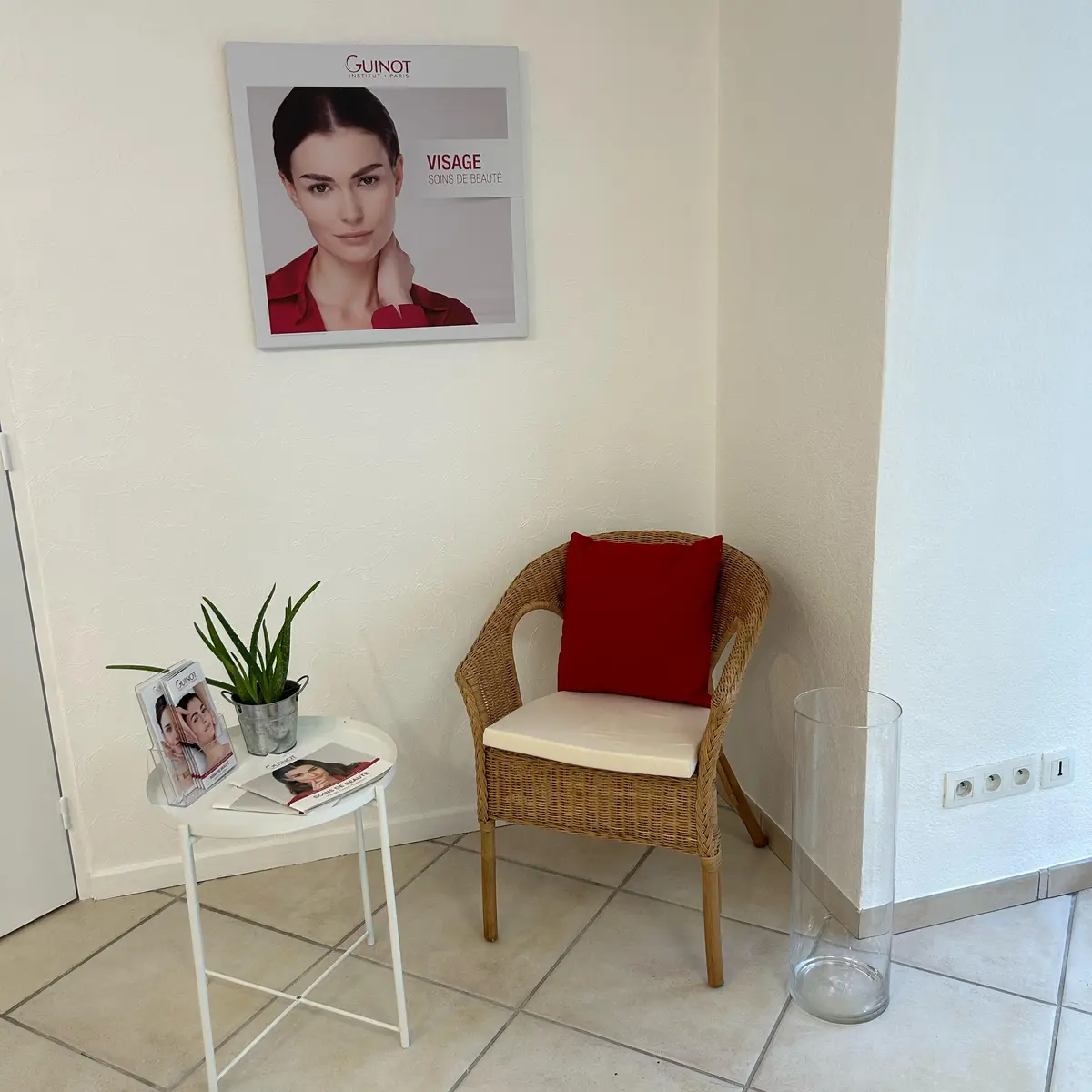 Salle d'attente de l'institut