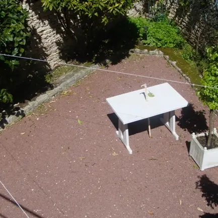 Blick auf die Terrasse