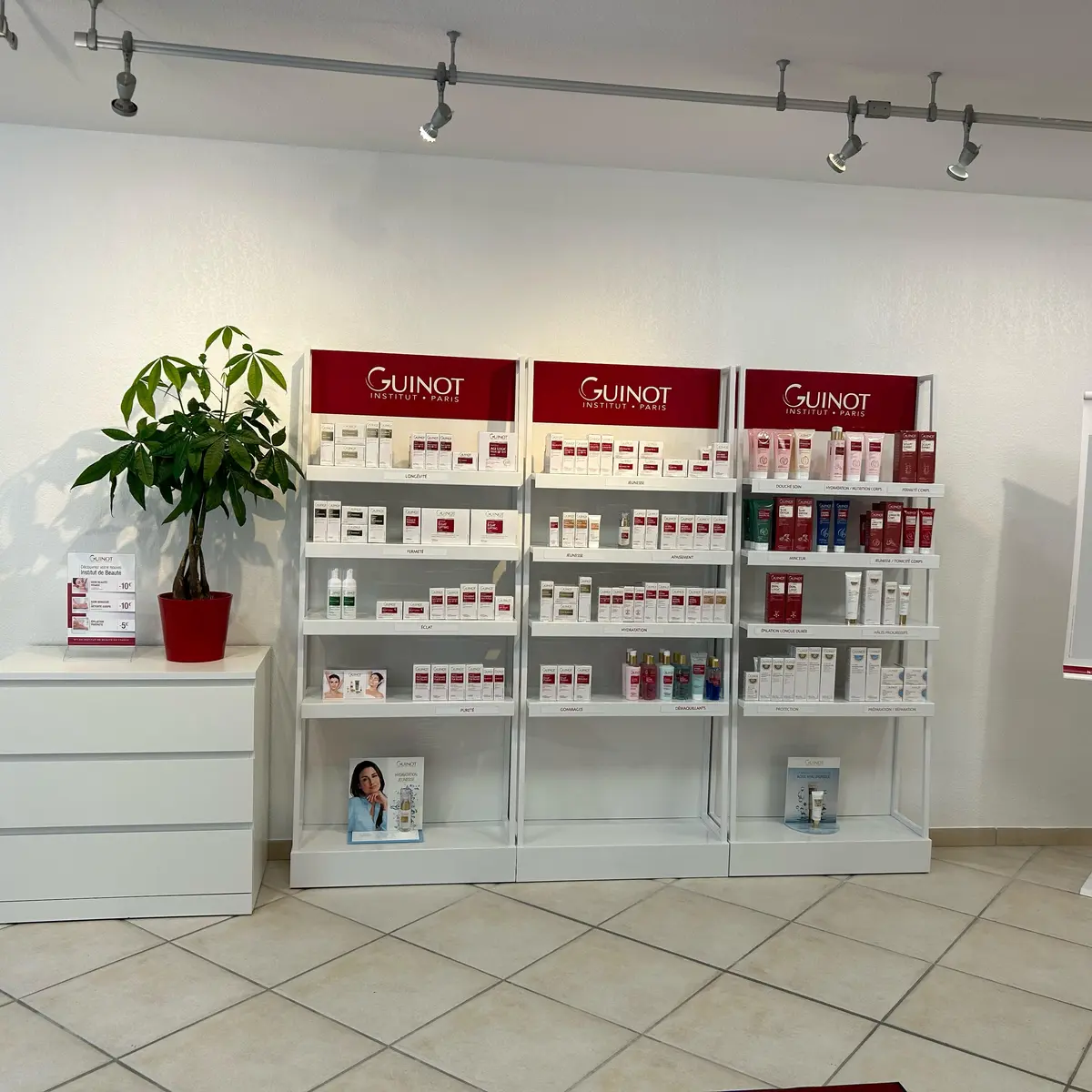 Produits en vente à l'institut