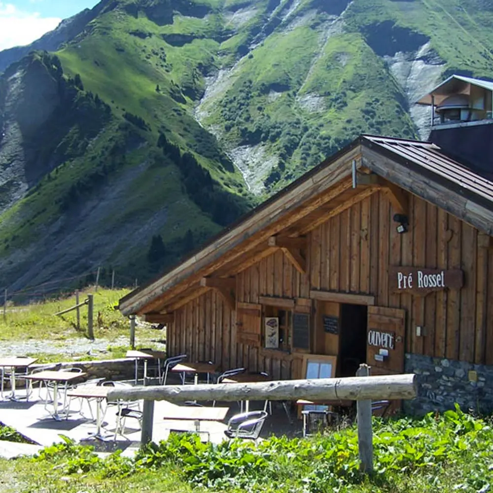 Alpage de Pré Rosset en été