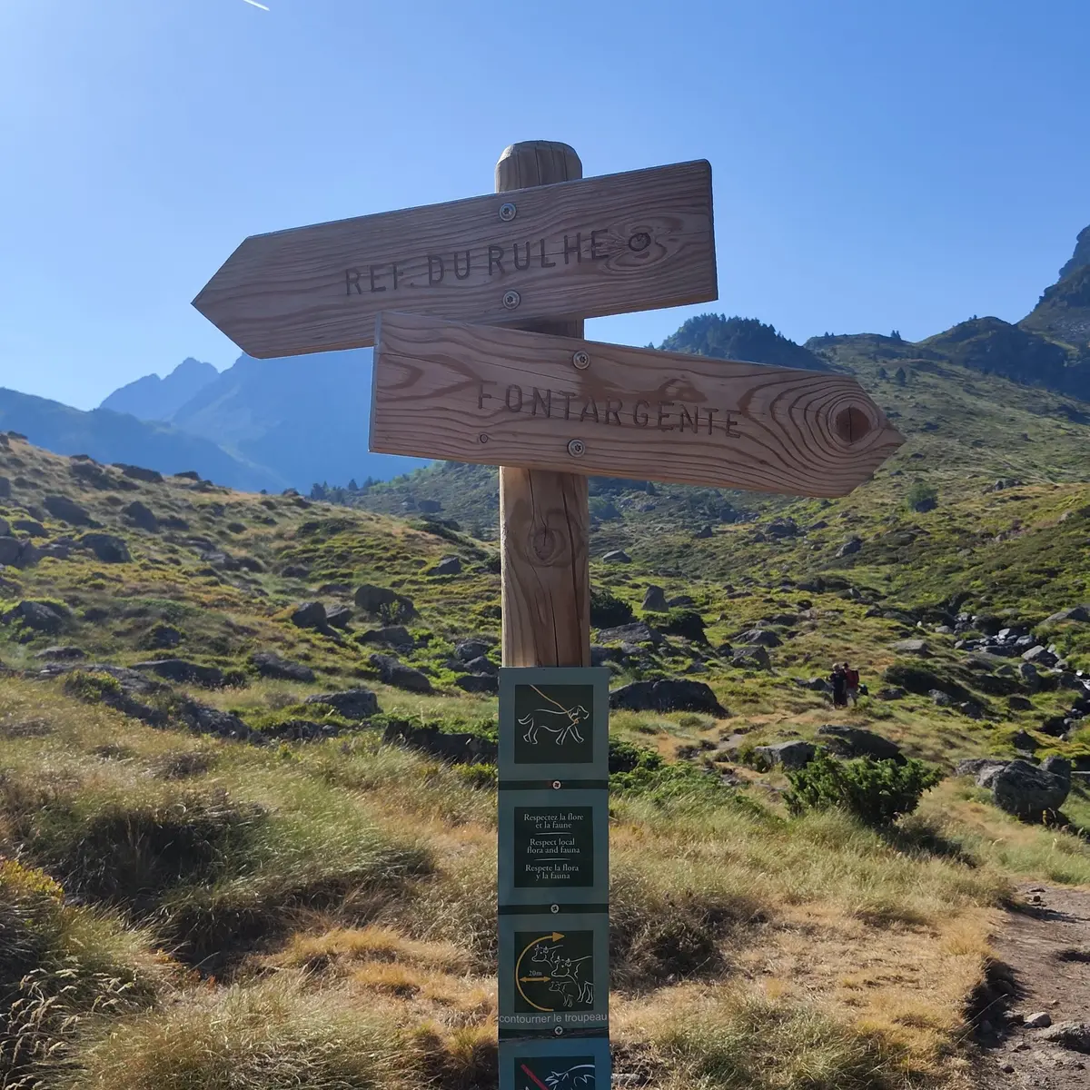 Signalisation refuge et étangs