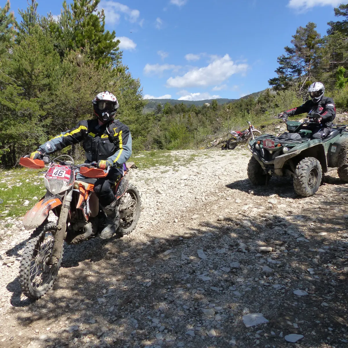 Boade quad terrain homologué