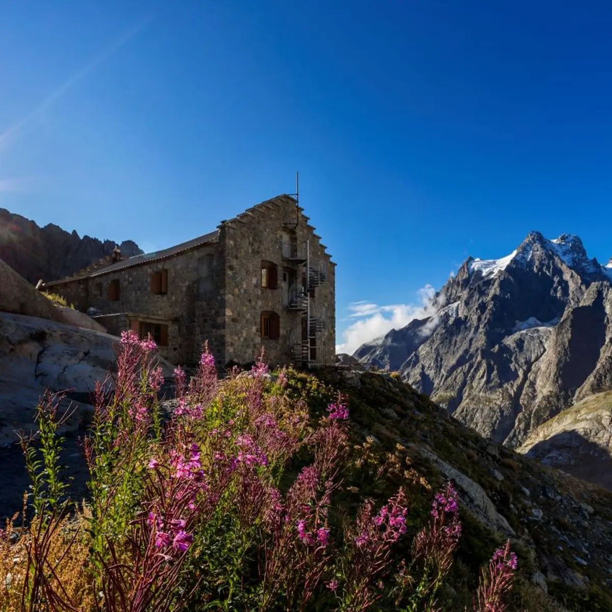 Le refuge du glacier Blanc