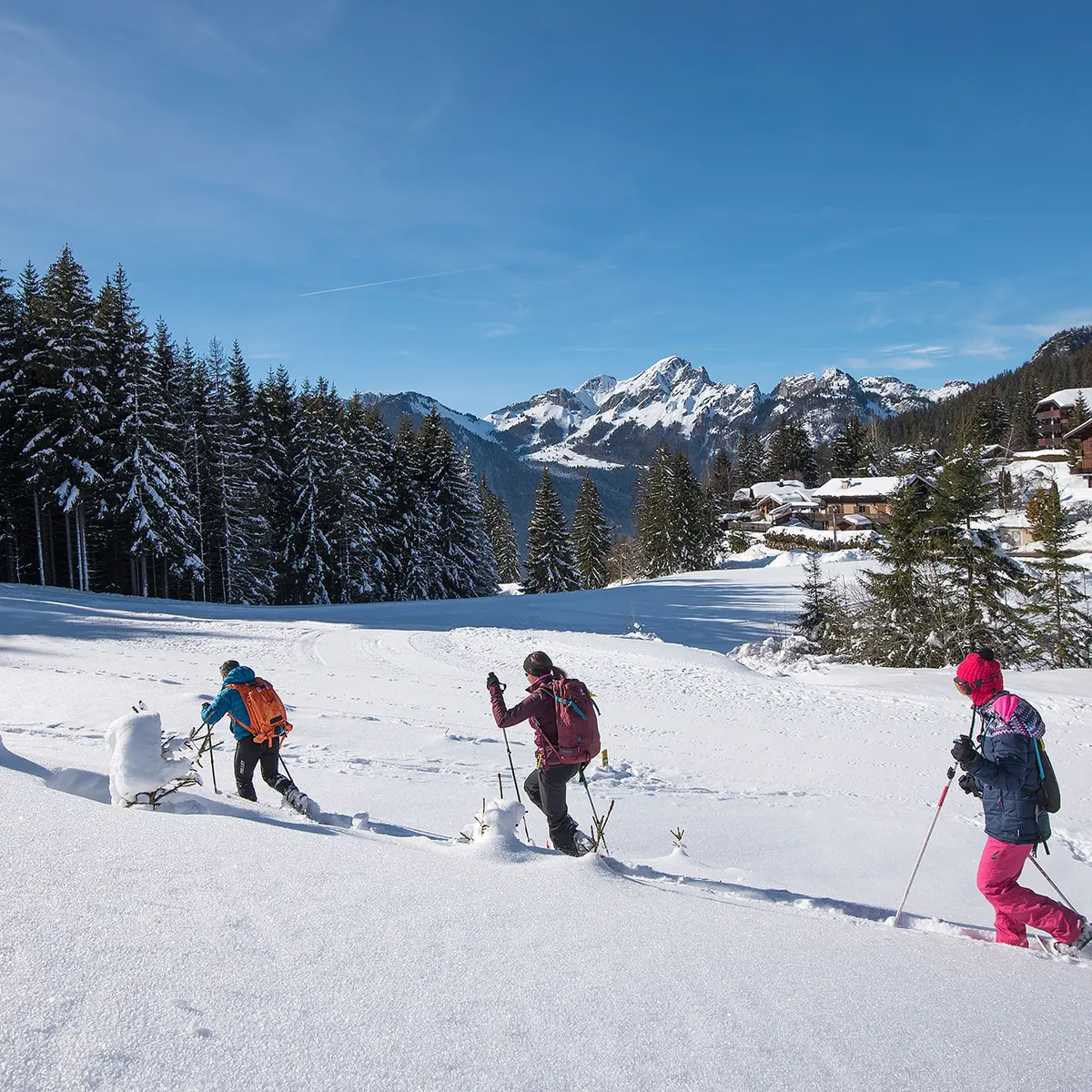 Départ du Col du Corbier