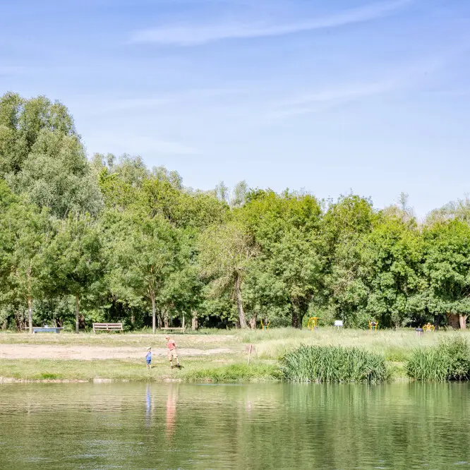 Bord du Loir à Villevêque