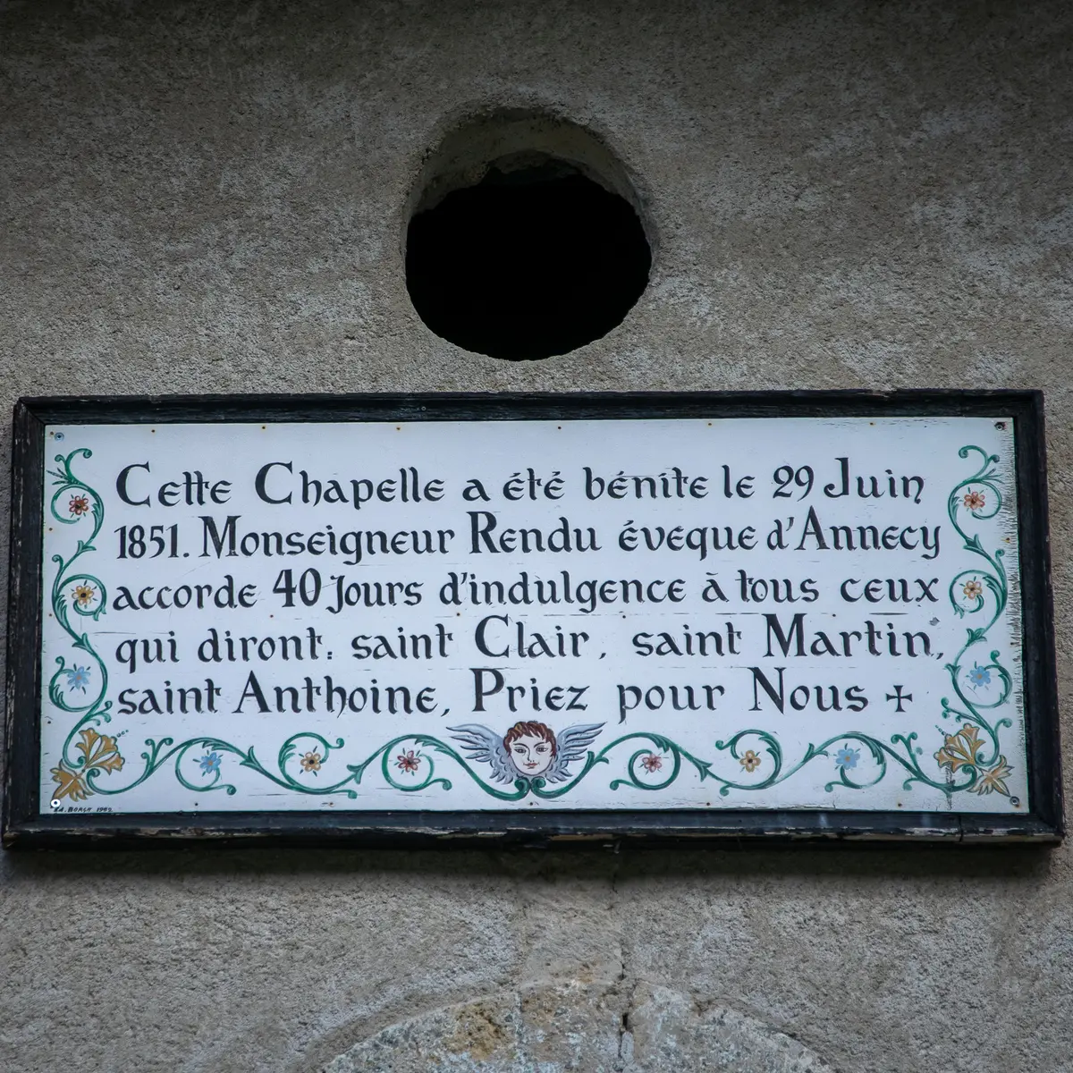 Chapelle de la Chapelle aux Contamines Montjoie