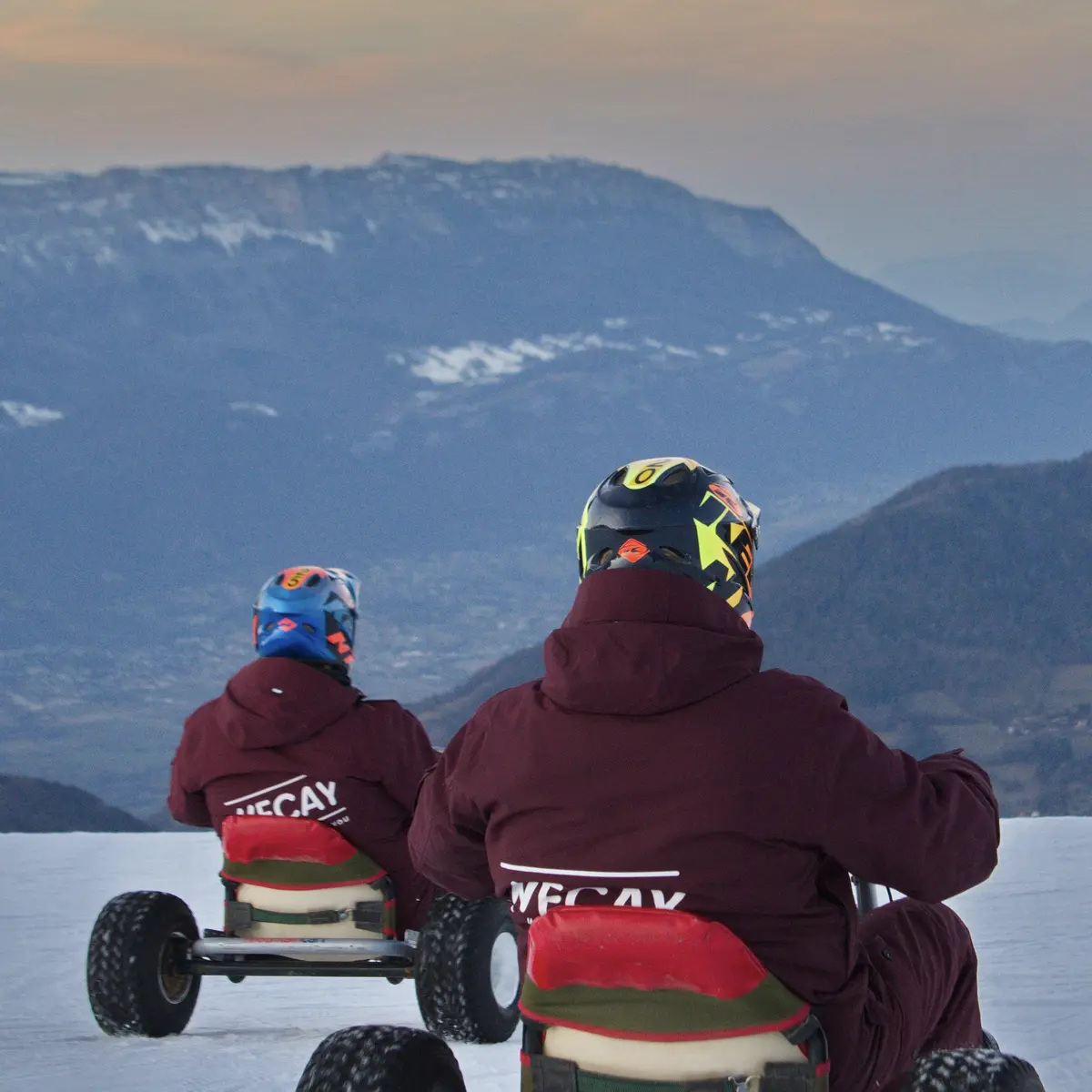 Activité après-ski Mountain Cart sur neige