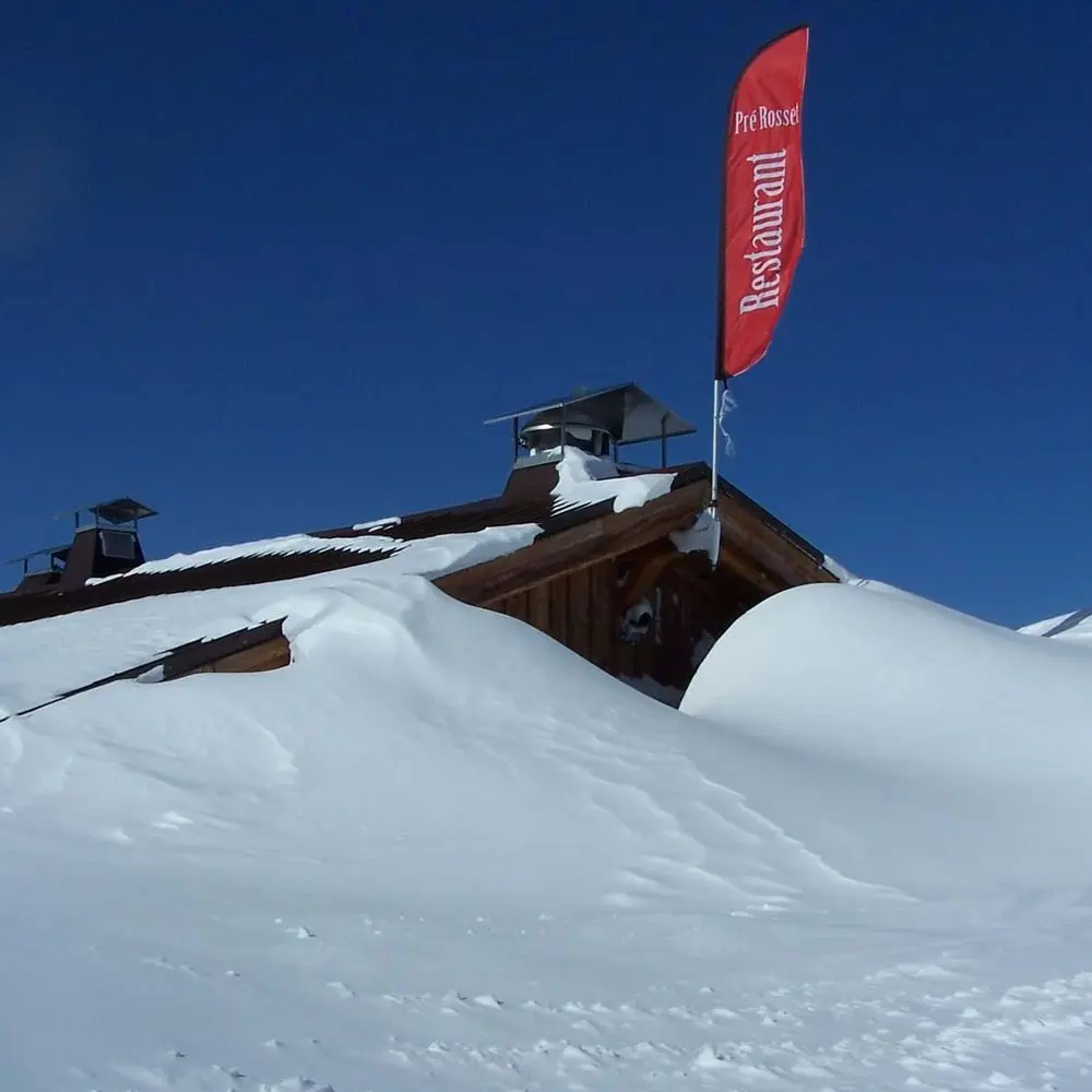 Alpage de Pré Rosset l'hiver