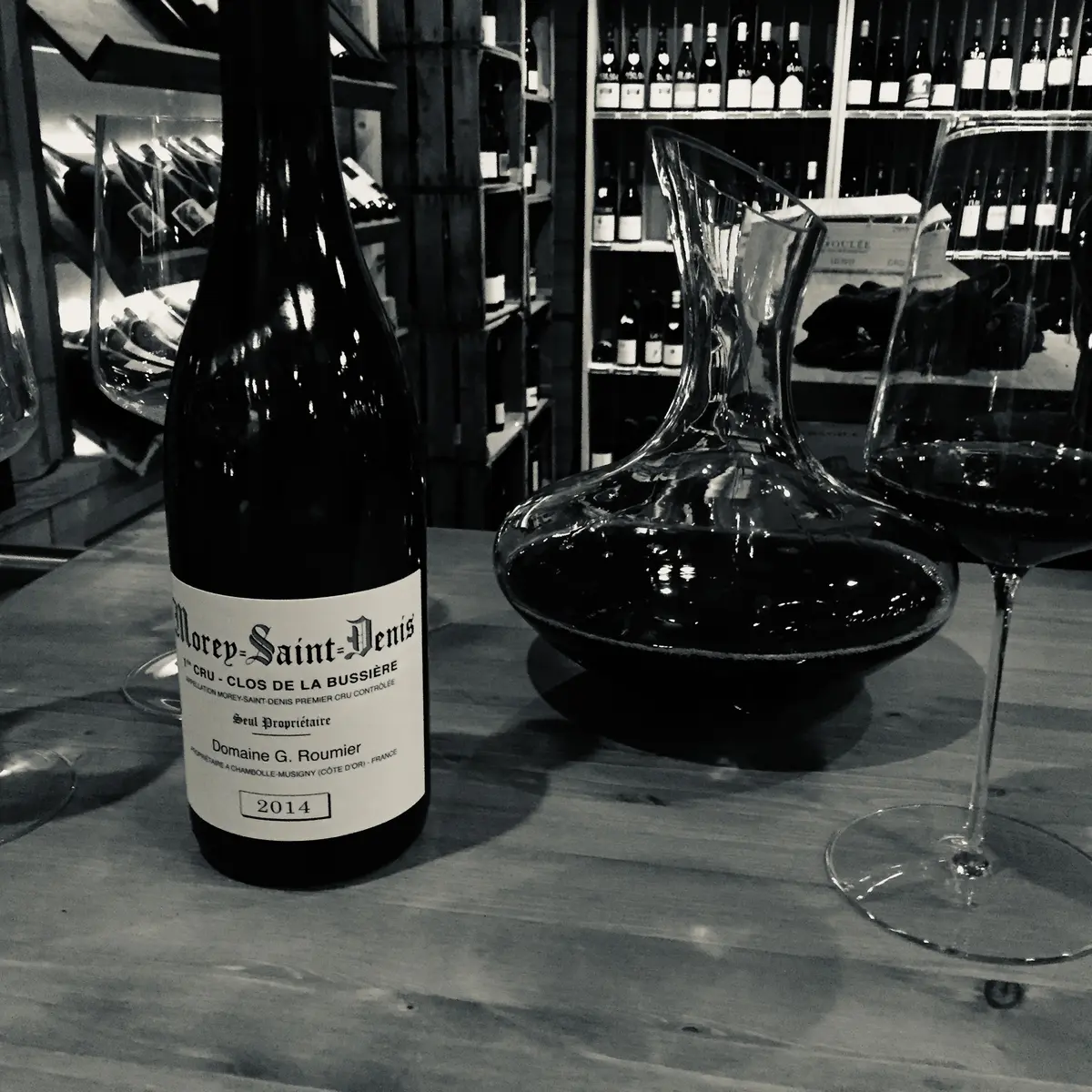 Vins_La Cave sur le comptoir