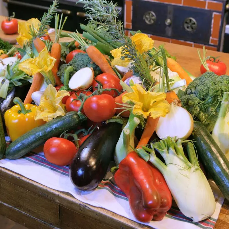 Après la cueillette en cuisine