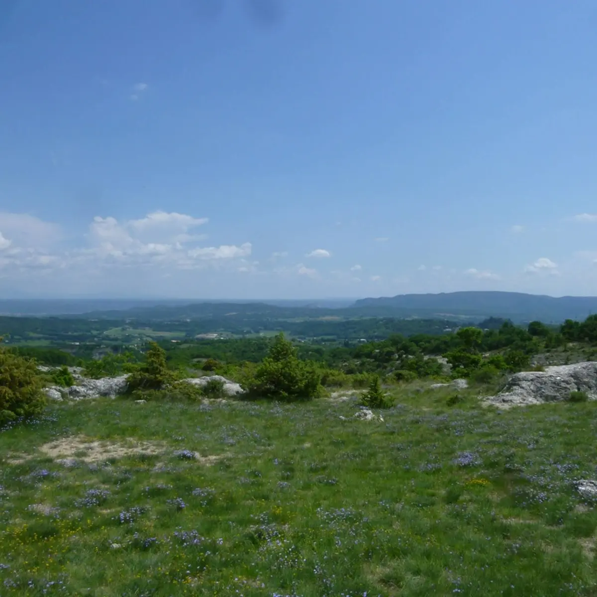 Vue sur le Luberon oriental