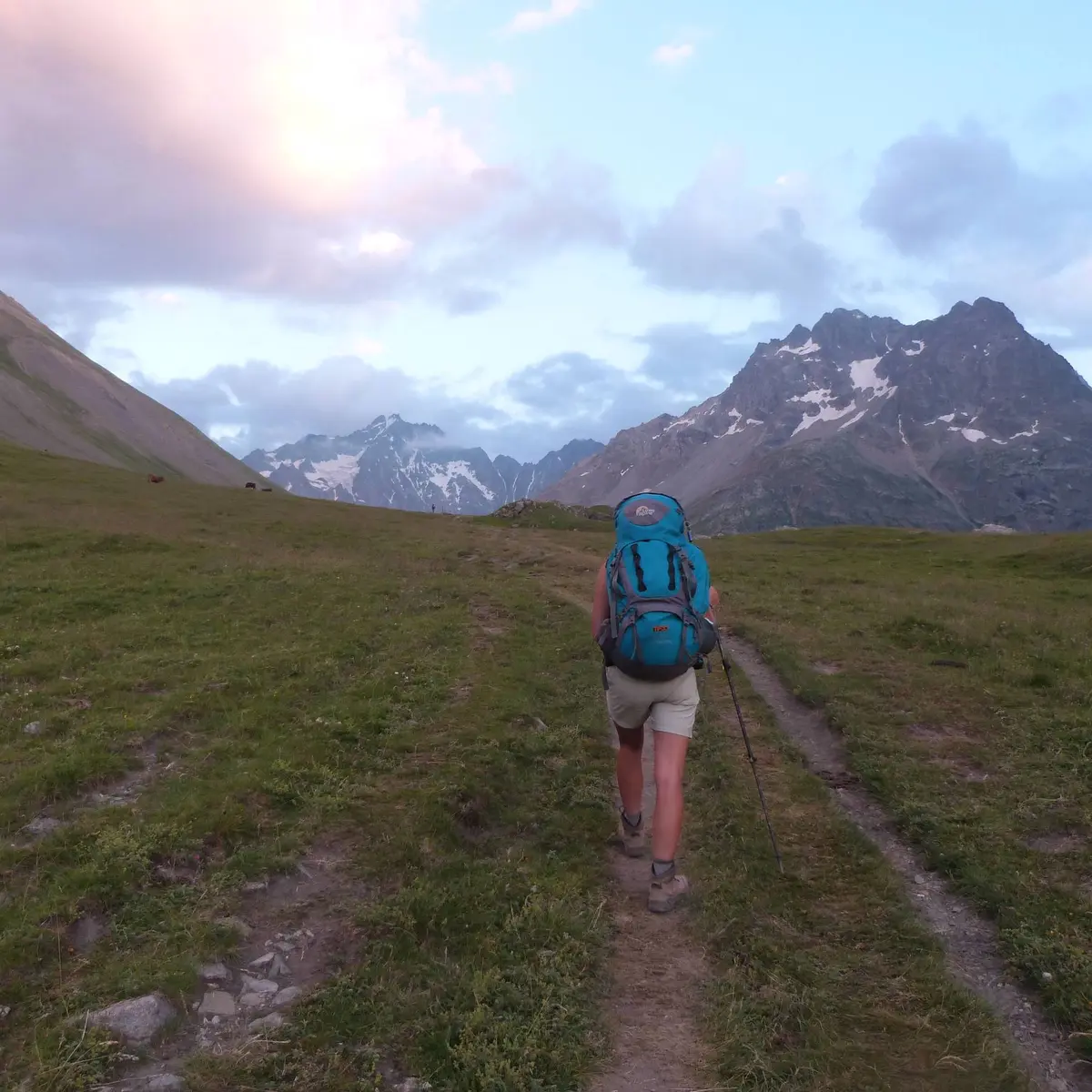 Juste au dessus du refuge de Villar-d'Arêne