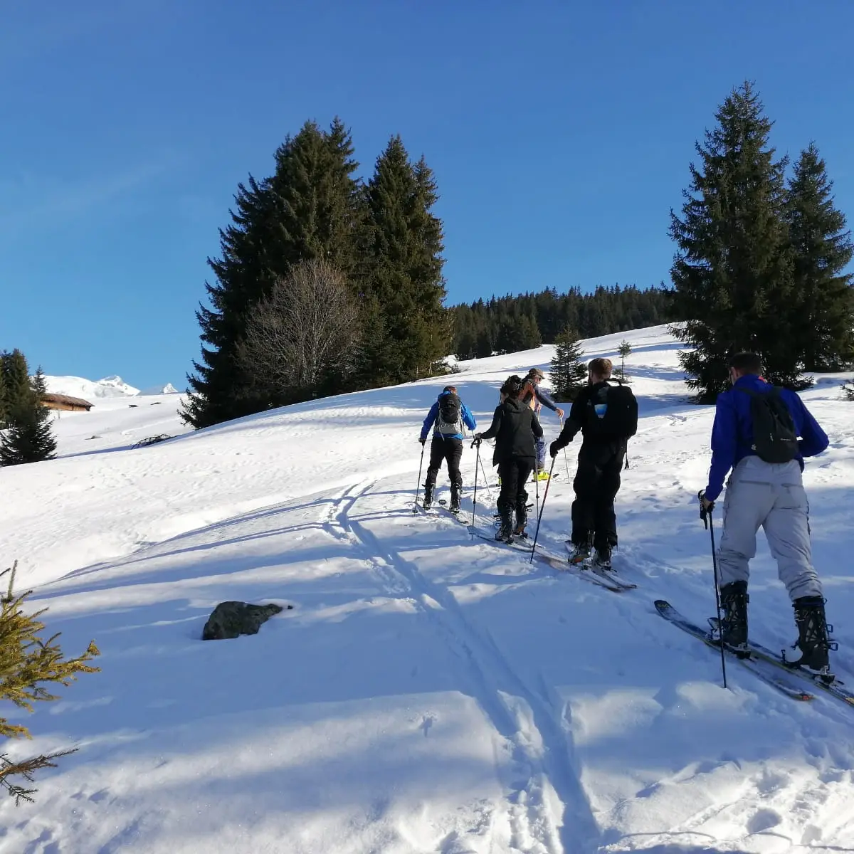 Itinéraire de ski de randonnée - Le Bettex / Télésiège des Monts Rosset