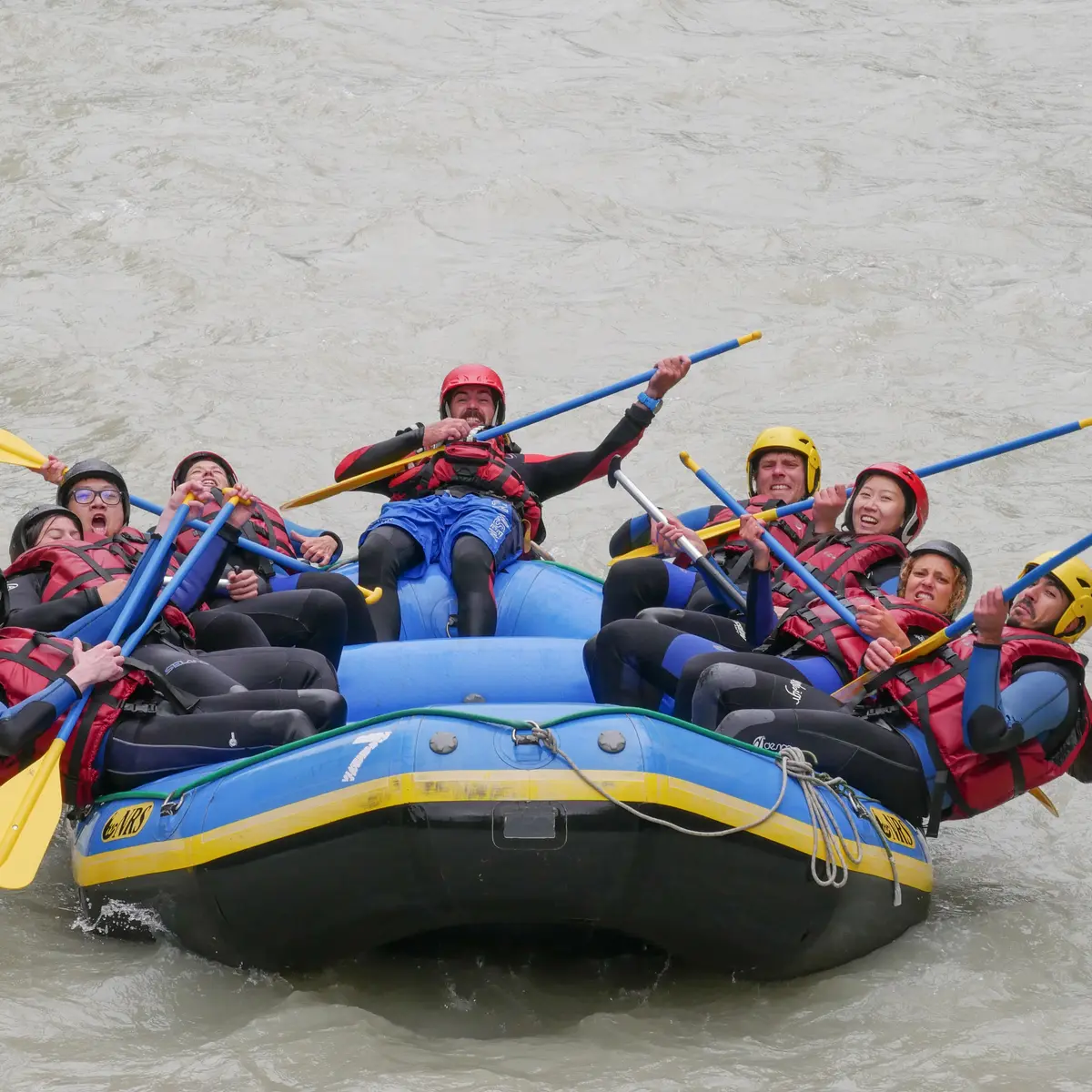 Evolution2-Chamonix-Rafting action