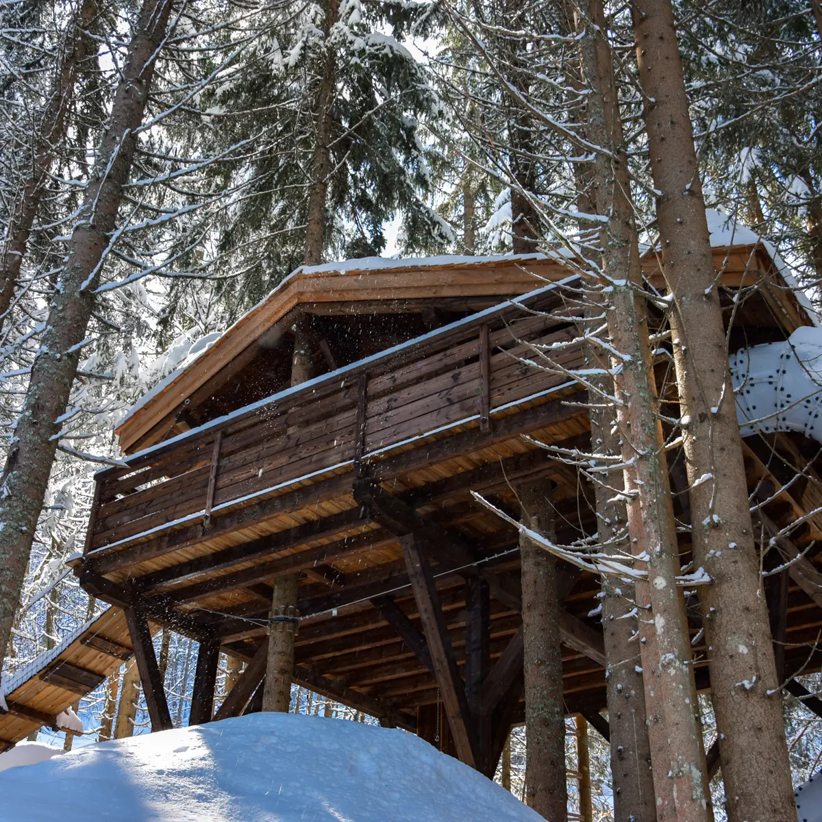 Cabanes entre Terre et Ciel - Cabane du Ruisseau pour les familles