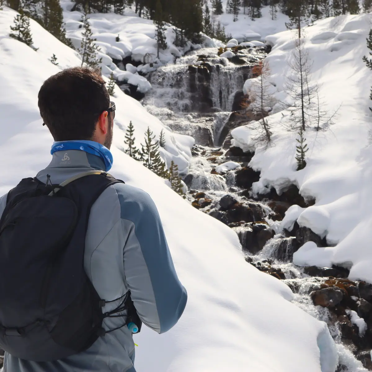 Cascade des Oules en hiver
