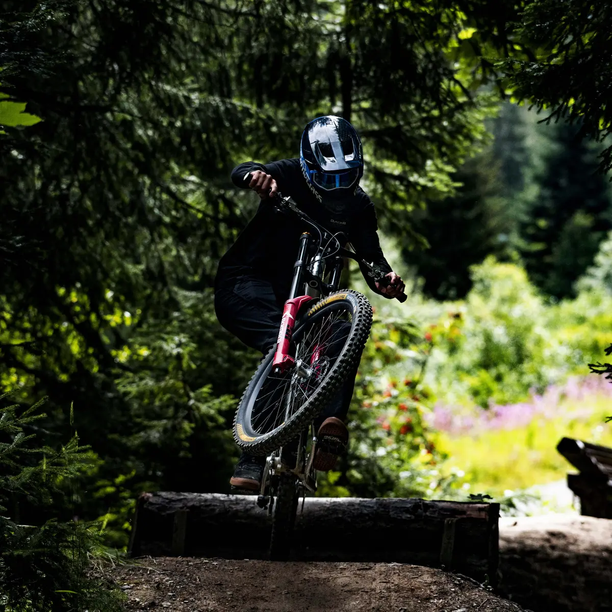 Piste VTT la Black Shore du Bike Park de Châtel