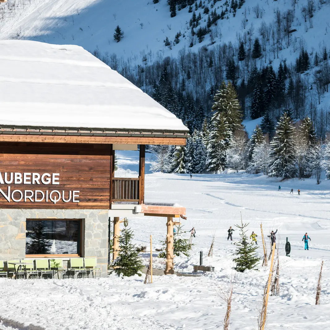 L'Auberge Nordique en hiver