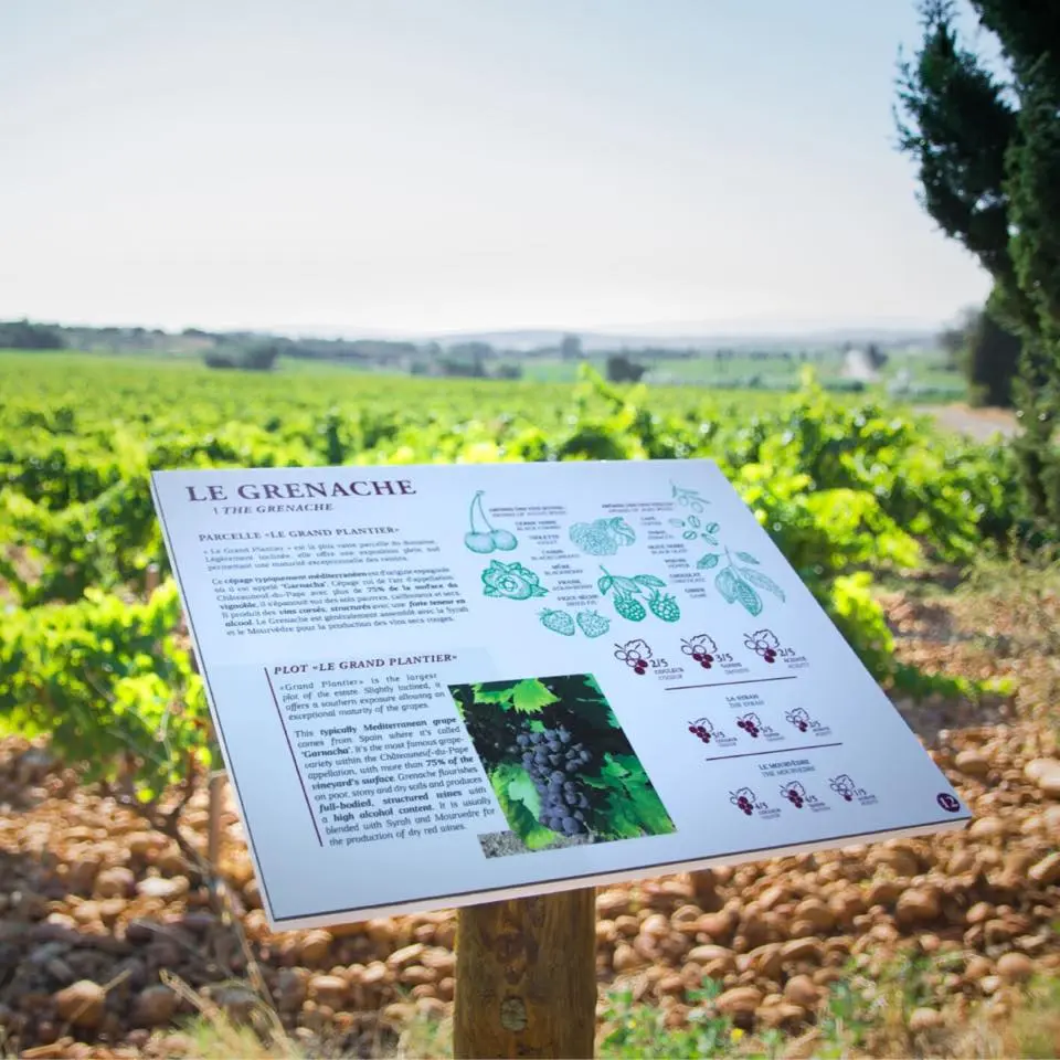 Château Fortia - le sentier viticole