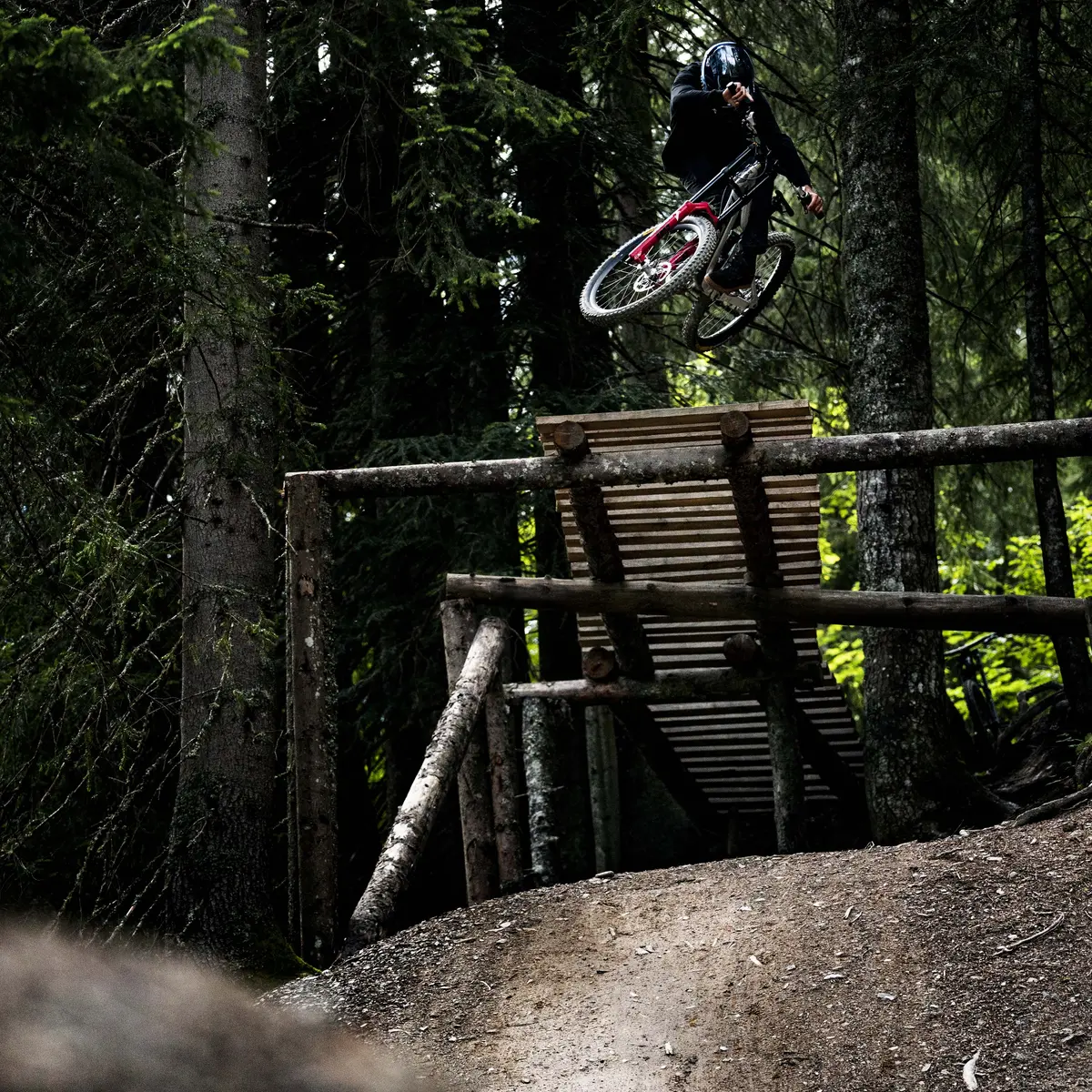 Piste VTT la Black Shore du Bike Park de Châtel