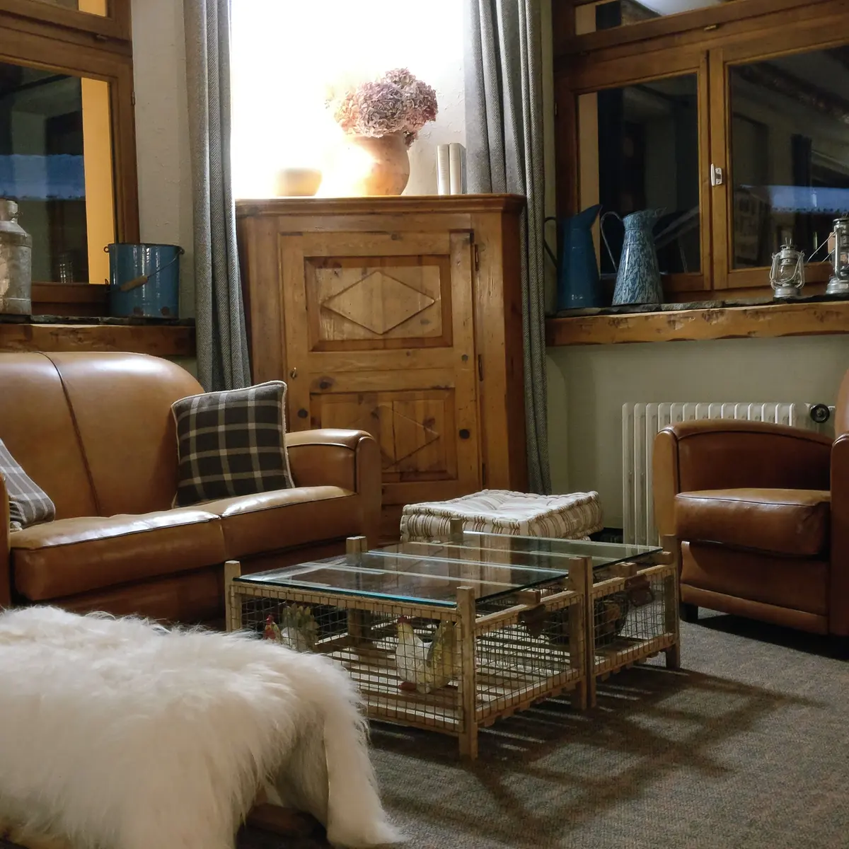 Salon - Hôtel Bellier_Val d'Isère