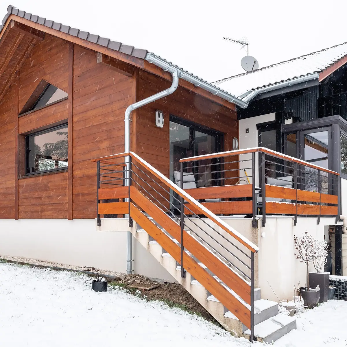 Extension d'un chalet
