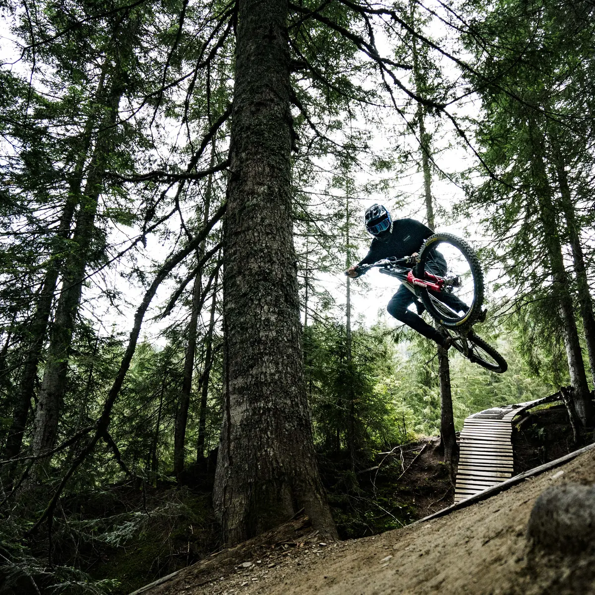 Piste VTT la Black Shore du Bike Park de Châtel