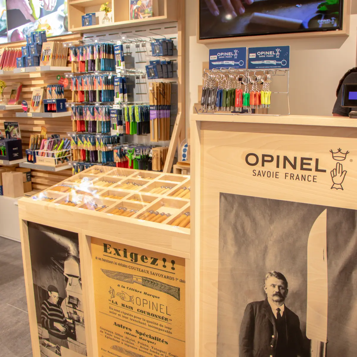 Intérieur de la boutique