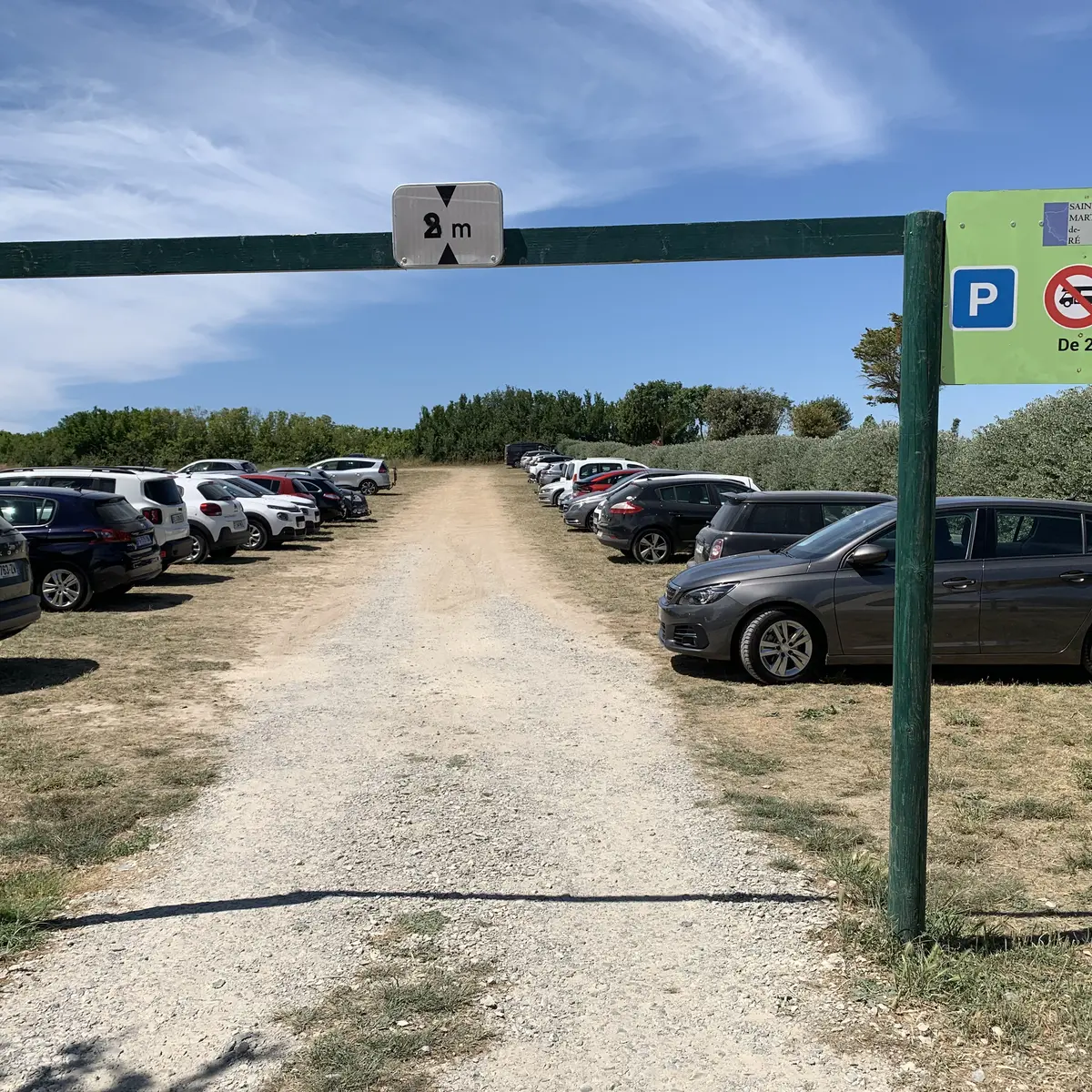 Deuxième partie du parking