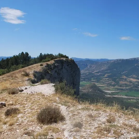 Vue sur la crête de Revuaire