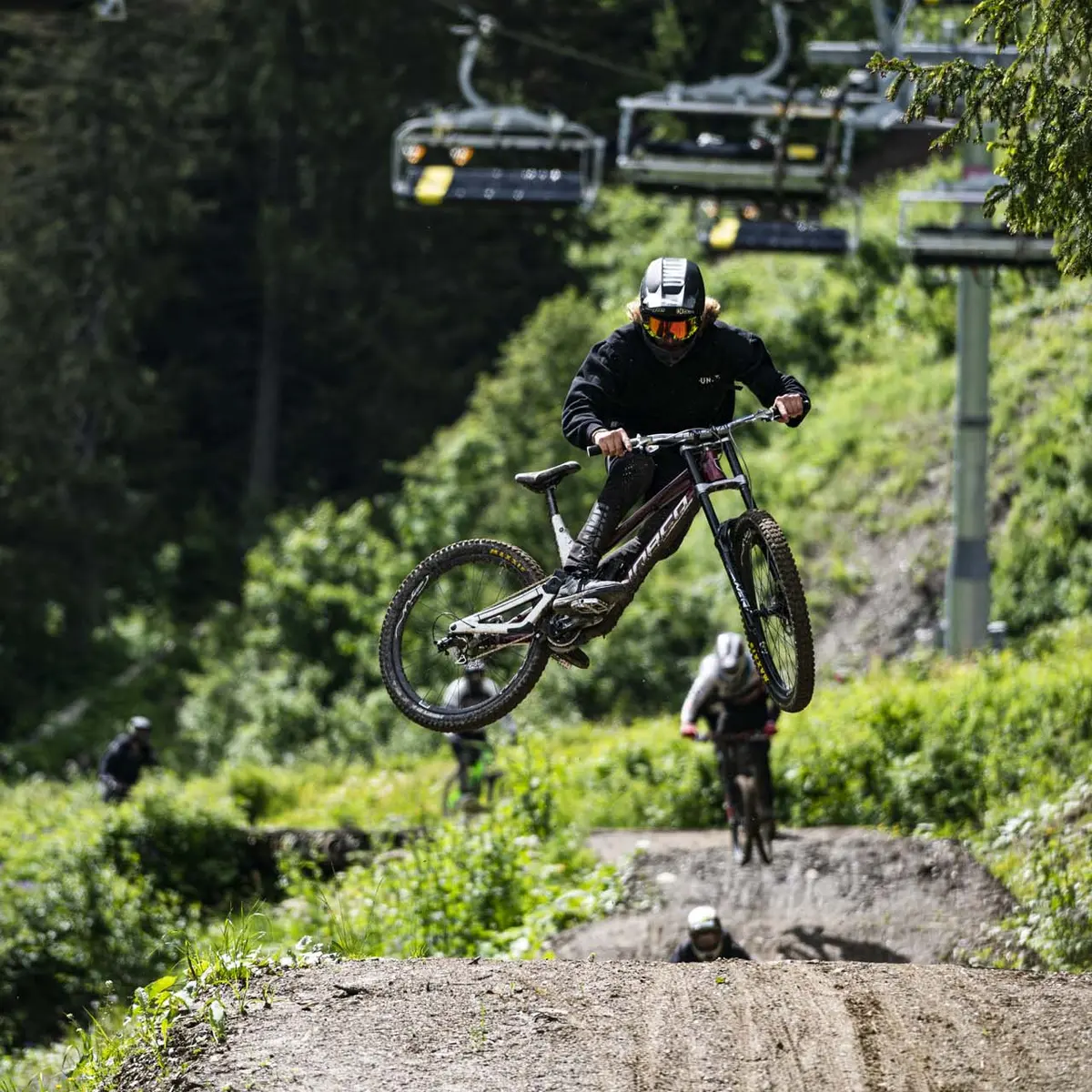 Piste VTT la Black Shore du Bike Park de Châtel