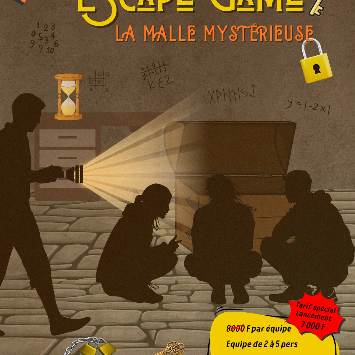affiche escape game