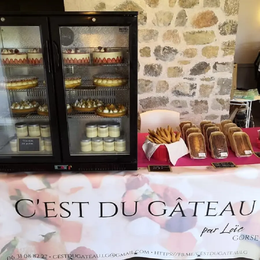 Stand vitrine au Marché