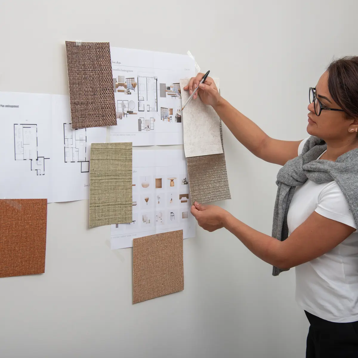 Réunion de chantier décoration intérieur