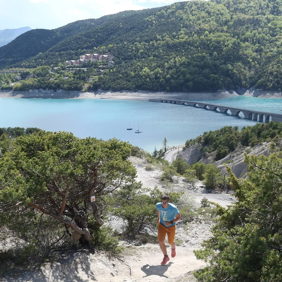 descente sur la baie de Chanteloube