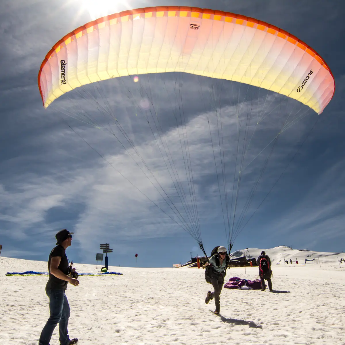 Stage de parapente en hiver