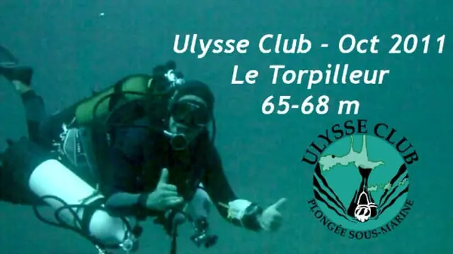 plongée sur le torpilleur