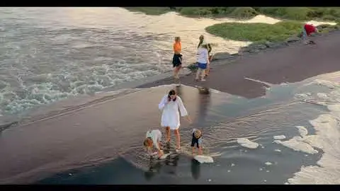 The submersible road at Bricqueville-sur-Mer