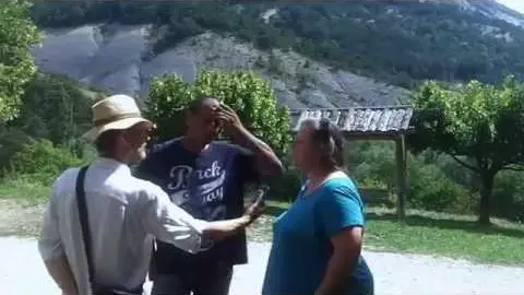 au pied du risou nos chèvres