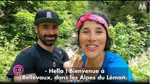 testé et approuvé via ferrata de la cascade des nants dans les alpes du léman avec jessica
