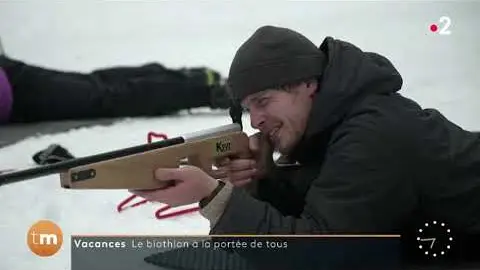 biathlon à samoëns avec télématin