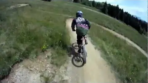 camera embarquee de la descente des ecureuils