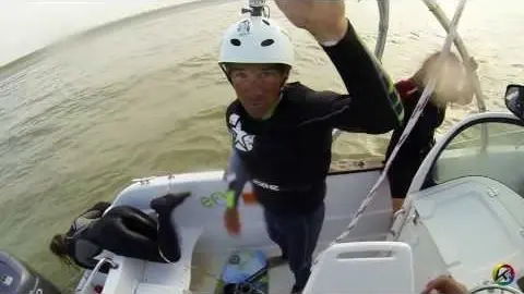 démonstration wakeboard - base nautique jean binard