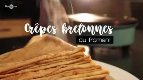 Recette des crêpes bretonnes  •  Krampouz